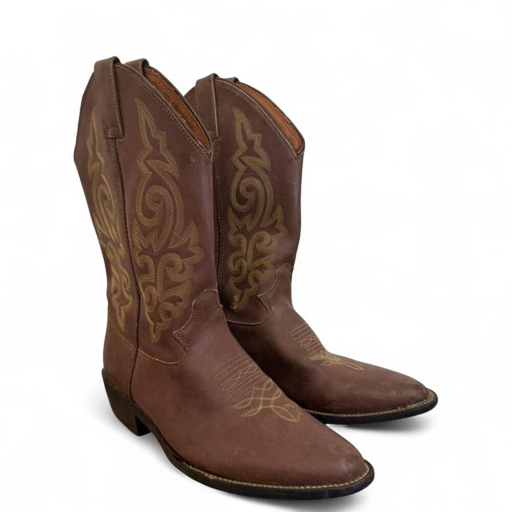 Justin youth cowboy boots size 5